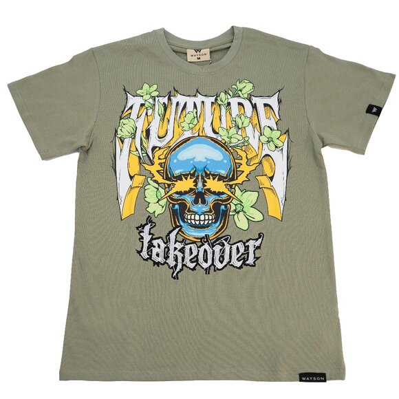 Watson Future Takeover T-Shirt Size Small Seagrass Green Streetwear - Picture 1 of 3